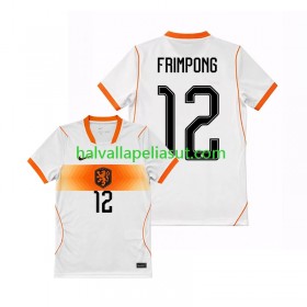 Jalkapallo Pelipaidat/Peliasut Alankomaat Jeremie Frimpong 12 Vieraspaita World Cup 2026 Lyhythihainen